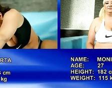 Weibliches Schwergewicht beim Wrestlen #3