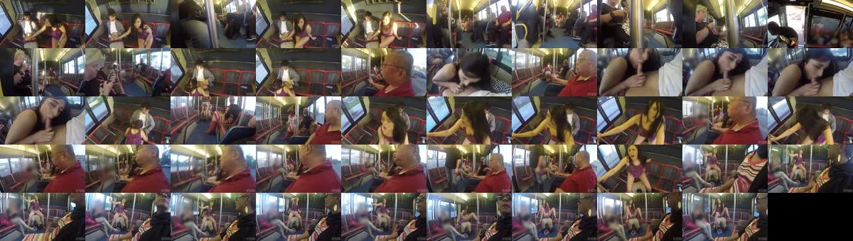 Sehr heißer und geiler öffentlicher Sex im Bus #8