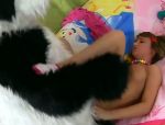 Das versaute babe Tammi fühlt sich einsam und will mit ihrem Panda spielen #6