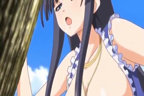 Brunette anime süsse bekommt gehämmert ihre Muschi #9