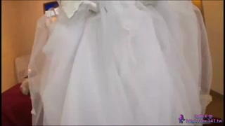 Eine schöne chinesische Braut bekommt kurz vor der Feier ihrer Ehe gefickt #4