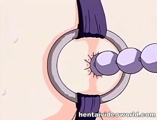 Zeichentrickporno Hentai - Neckische Spielchen mit analen Lustkugeln #6