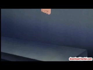 Zeichentrickporno Hentai - Zwei junge Teenager treiben es am Fenster #5