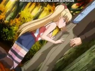 Junges Hentai-Girl wird im Wald durchgenudelt #13