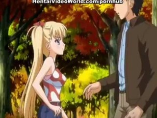 Junges Hentai-Girl wird im Wald durchgenudelt #9
