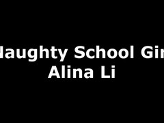 Die High-School-Streberin Alina Li wird beim Nachsitzen durchgebumst #1