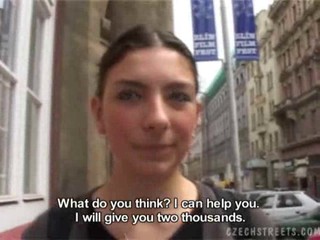 Tschechische Mädels von der Strasse zeigen Haut und blasen für Geld #9