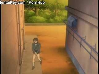 Auf diesem Anime-Video bringt der Lehrer dem Babe bei wie man bläst #7