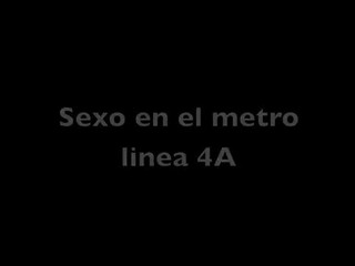 Tabuloser Sex in der U-Bahn von Santiago de Chile #1