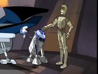 Star-Wars Zeichentrickfilm - Geiler Oralsex mit einem Robot #2