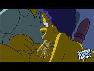 Homer und Marge Simpson vögeln in einem Porno Cartoon #16