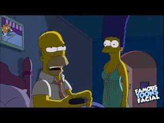 Homer und Marge Simpson vögeln in einem Porno Cartoon #2