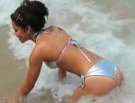 Eine sexy Latina Teenager Mercedes Cash hat sehr viel Spaß am Strand #6