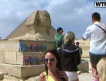 Wunderhübsche Aurita liebt es in Ägypten an der frischen Luft zu blasen #6