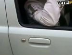 Ein wilder blowjob von der versauten Yulia im Auto während der Fahrt #2