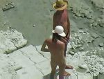 Zwei Nudist ficken auf dem Strand und genießen   #2