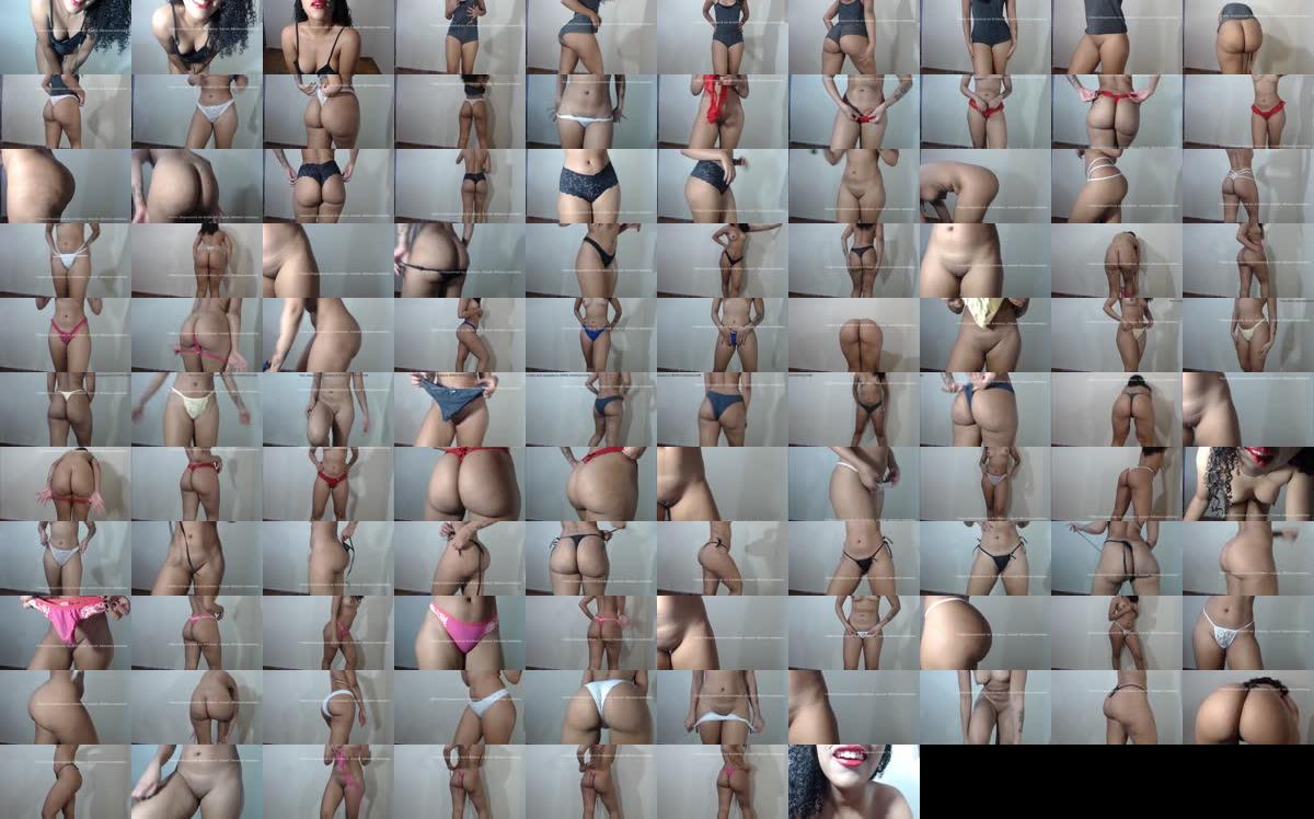 Teen probiert sex Wäsche vor der Webcam an #8